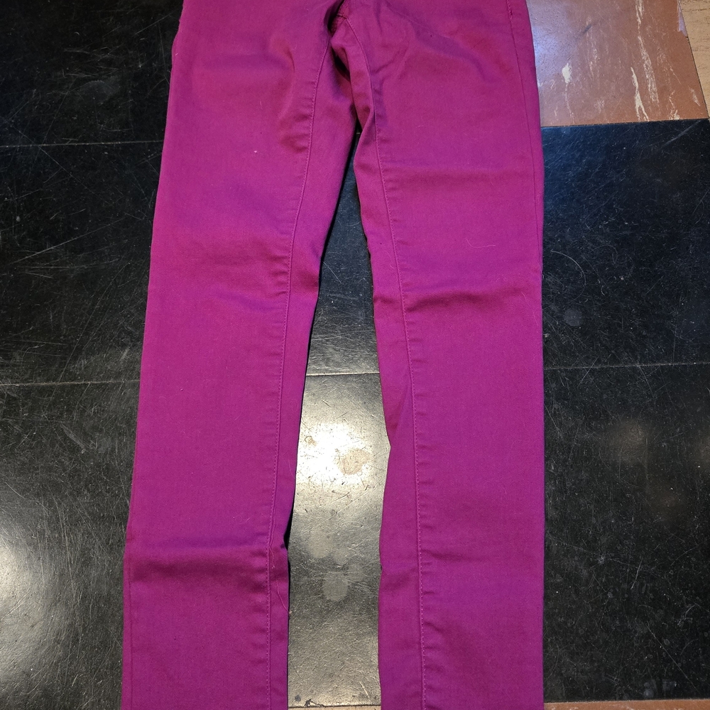 SO Women's Vibrant Purple Skinny Jeans Jeggings Big Girl Size 12 Like New